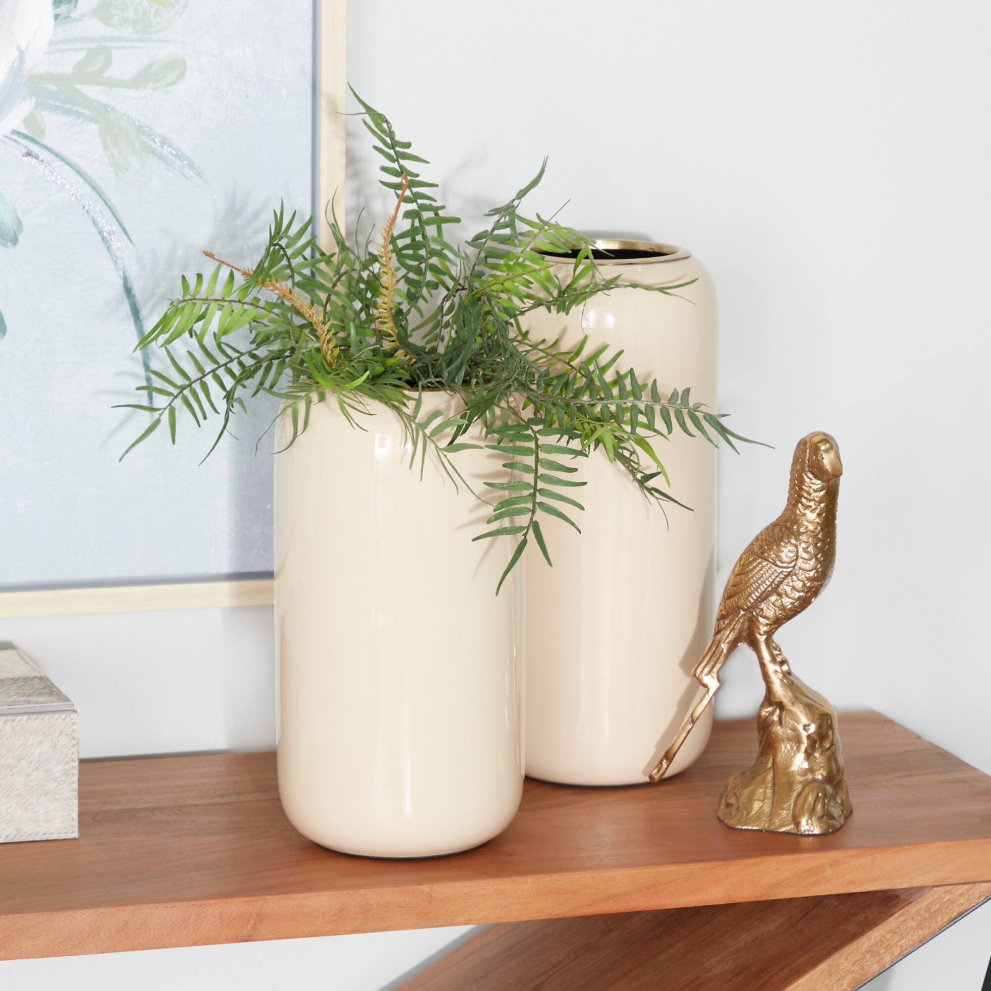 Metal Vase Set